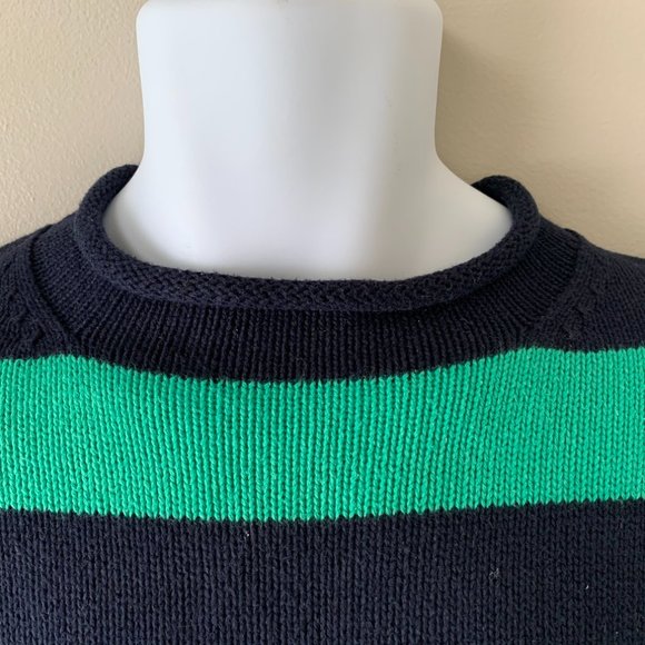 CREWCUTS navy and green sweater size 12 - Picture 6 of 10